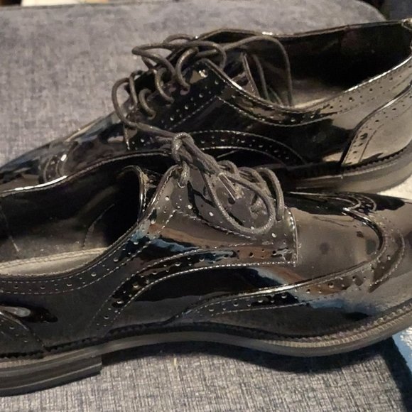 ASOS DESIGN OXFORD LEATHER BROGUE DRESS SHOES - Picture 2 of 12